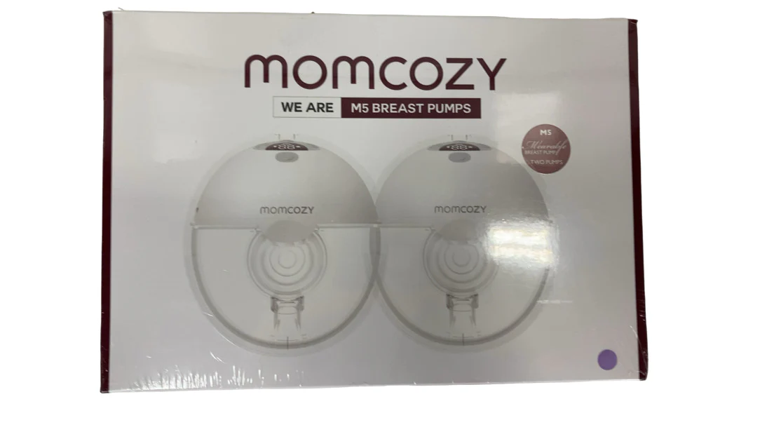 Momcozy All-in-one M5 Double Wearable Breast Pump, Quill Grey - Image 2