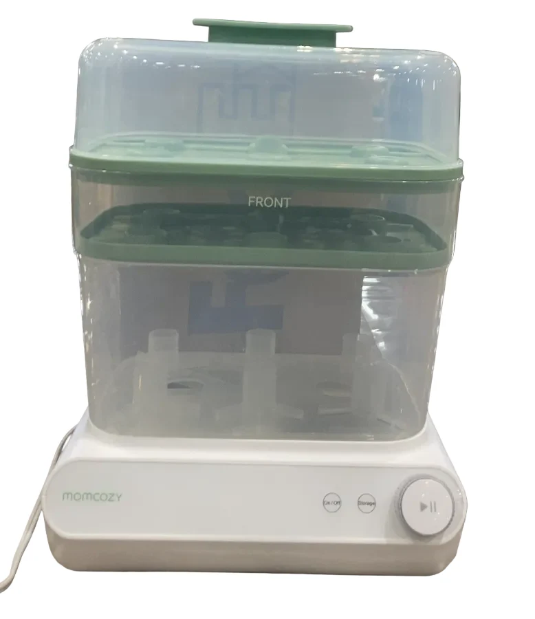 Momcozy Bottle Sterilizer And Dryer, White - Image 2