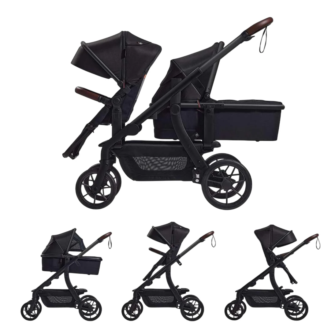 Momcozy ChangeGO Baby Stroller, 2025, Black - Image 3
