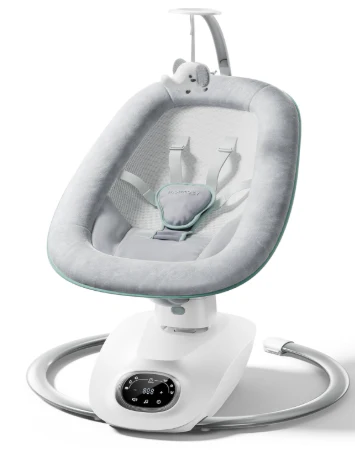 Momcozy CocoSway 3D Baby Swing, Grey