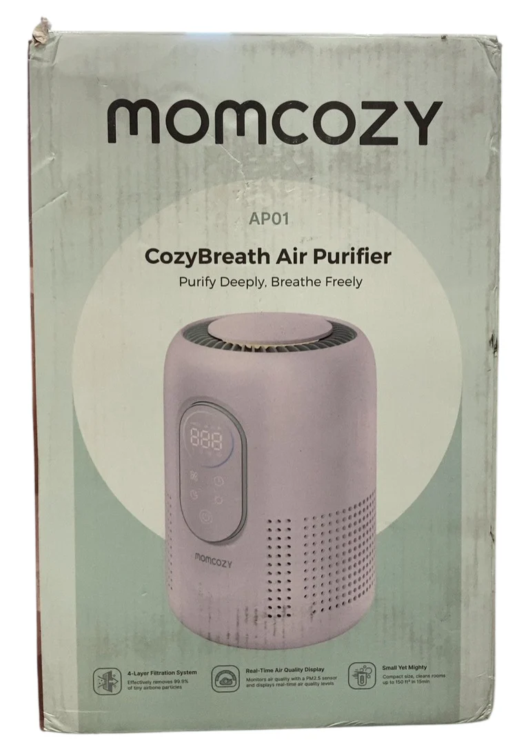 Momcozy CozyBreath Baby Air Purifier, White - Image 2