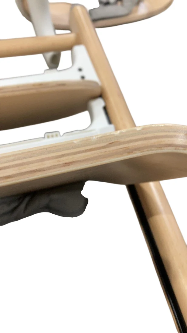 Momcozy DinerPal Wooden High Chair, Natural Wood, without Cushion - Image 4