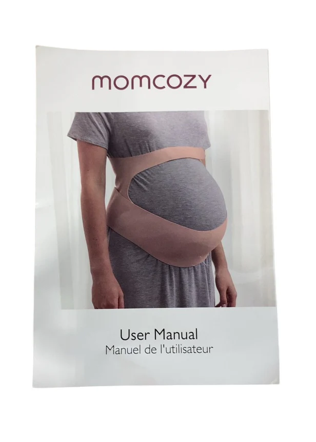 Momcozy Ergonest Maternity Belly Band, Black, Medium - Image 7
