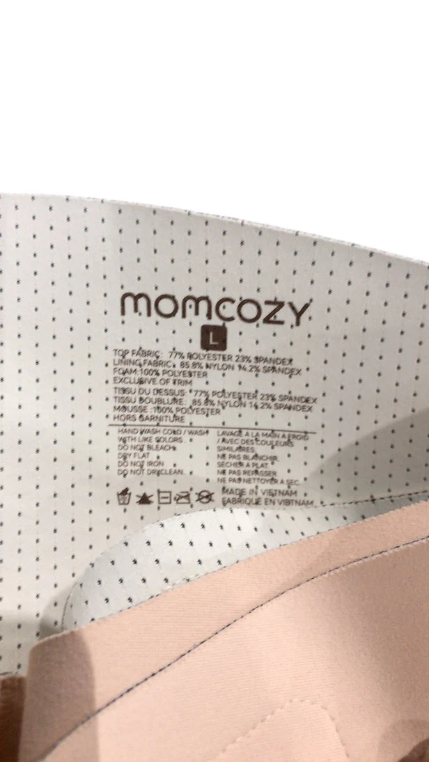 Momcozy Ergonest Maternity Belly Band, Large, Oyster Pink - Image 3