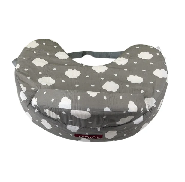 Momcozy MaxSupport Nursing Pillow, Cloud
