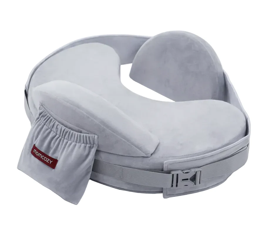 Momcozy MaxSupport Nursing Pillow, Cozy ProGray
