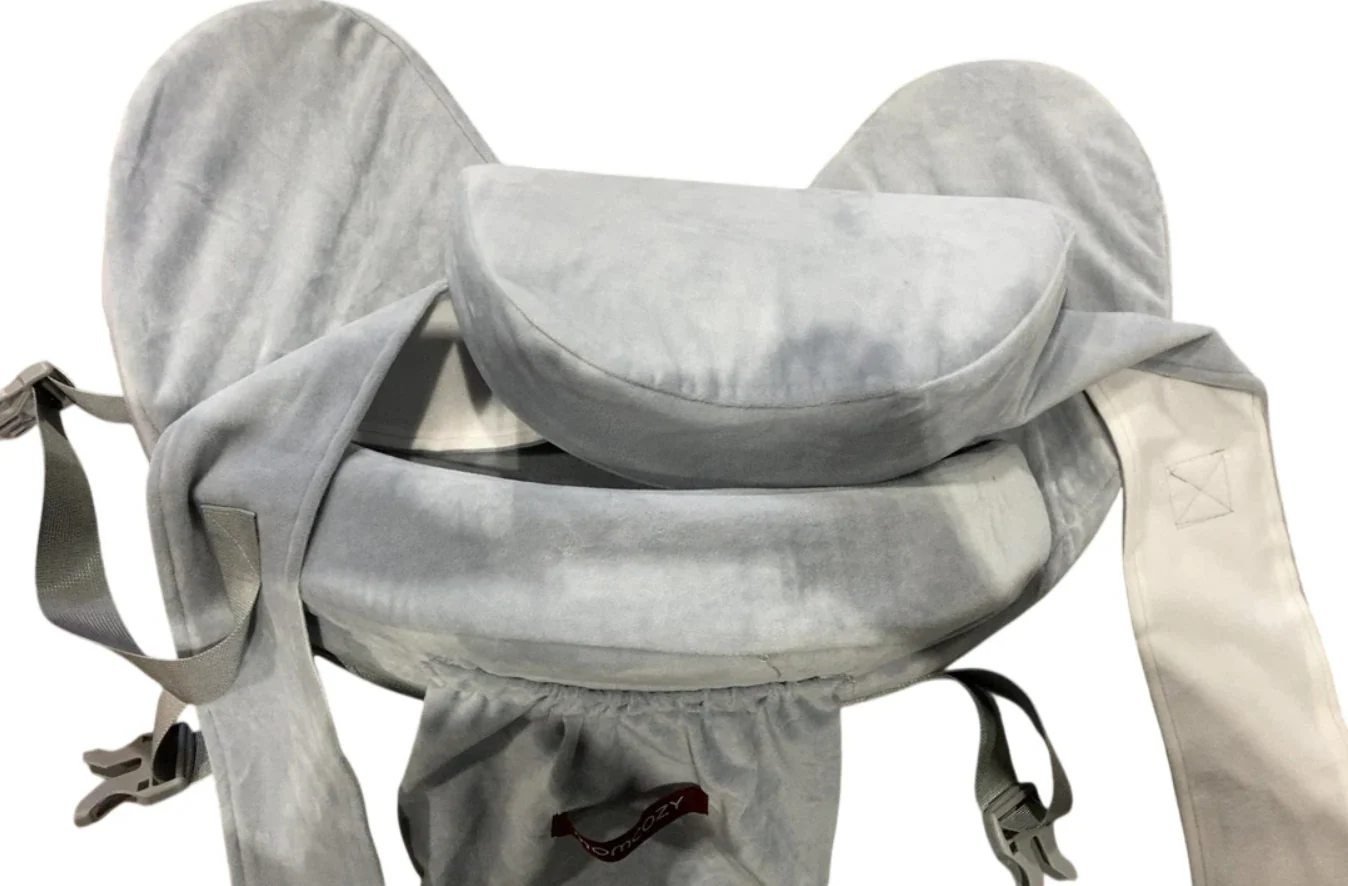 Momcozy MaxSupport Nursing Pillow, Cozy ProGray - Image 3