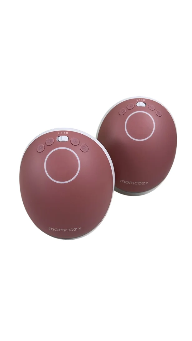 Momcozy Mobile Flow Hands-Free Breast Pump M9, Cozy Red, Double - Image 2