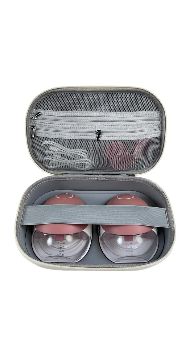 Momcozy Mobile Flow Hands-Free Breast Pump M9, Cozy Red, Double - Image 6