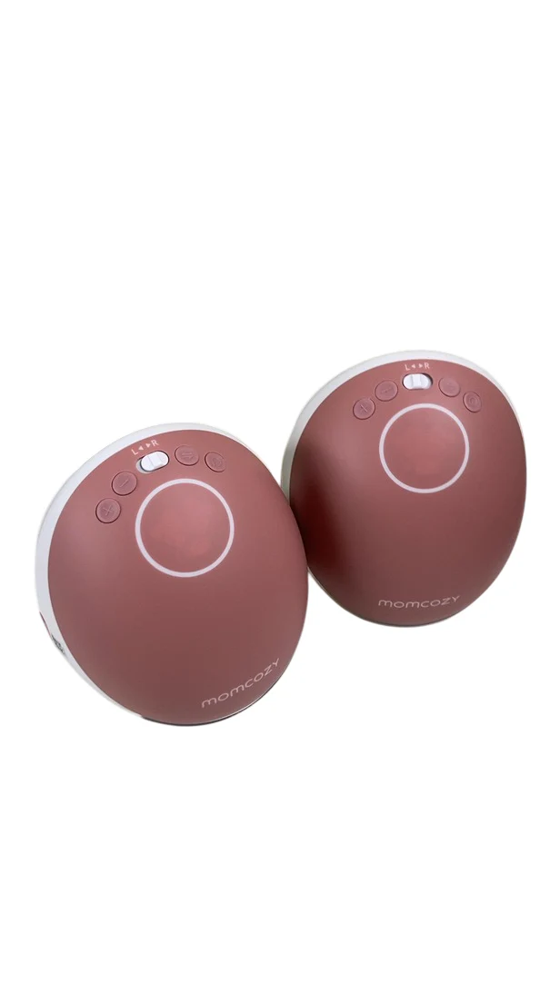 Momcozy Mobile Flow Hands-Free Breast Pump M9, Cozy Red, Double - Image 2