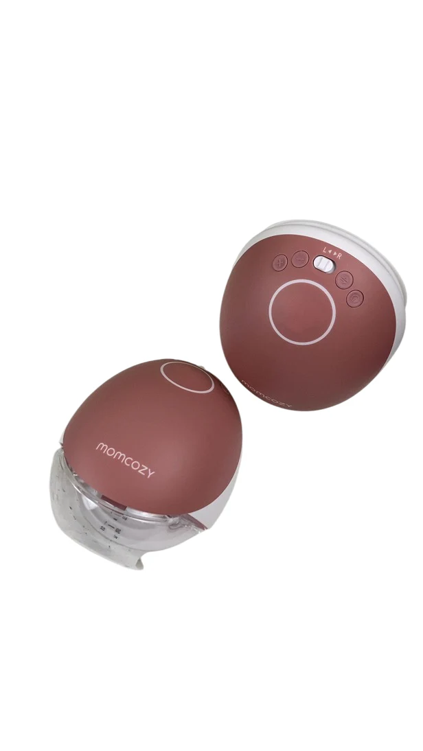 Momcozy Mobile Flow Hands-Free Breast Pump M9, Cozy Red, Double - Image 4