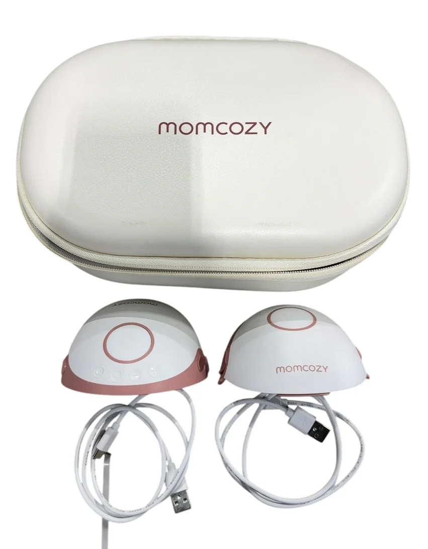 Momcozy Mobile Style Hands-free Breast Pump Double, Cozy Red
