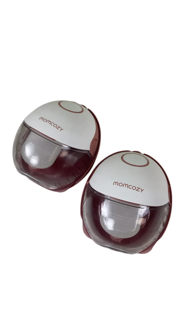 Momcozy Mobile Style Hands-free Breast Pump Double, Cozy Red - Image 4