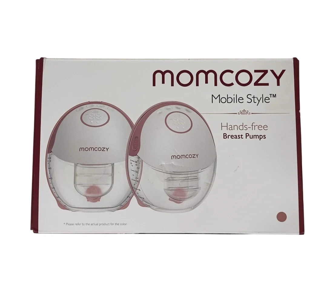 Momcozy Mobile Style Hands-free Breast Pump Double, Cozy Red - Image 5