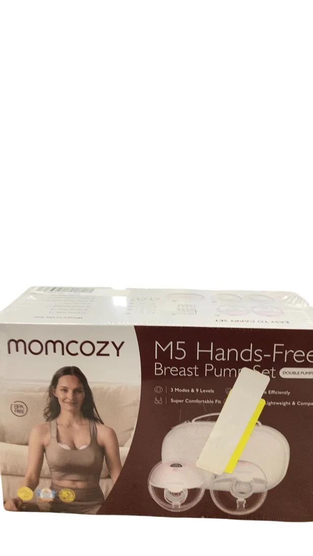 Momcozy Mobile Style Hands-free Breast Pump Double, Quill Grey - Image 2