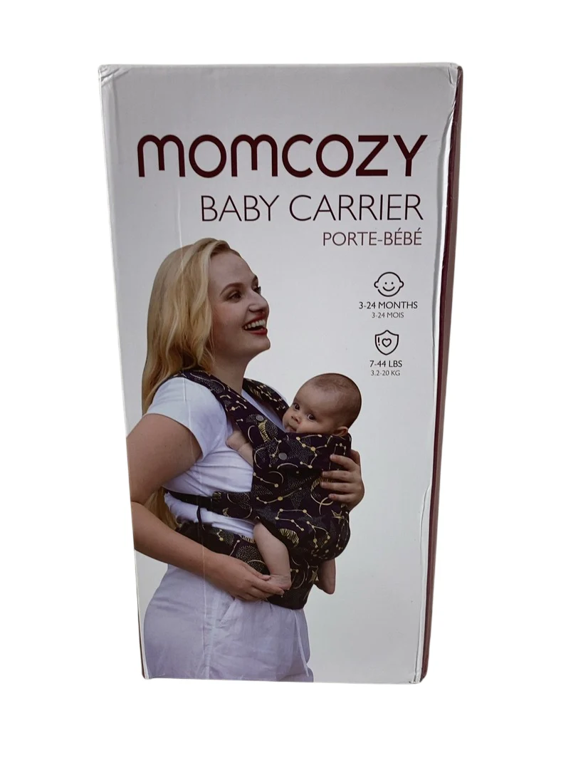 Momcozy PureHug Baby Carrier, Black, Cotton - Image 2