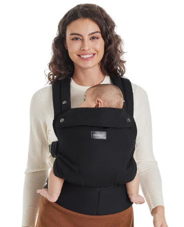 Momcozy PureHug Baby Carrier, Black, Cotton