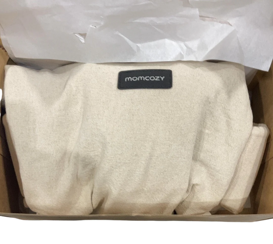 Momcozy PureHug Baby Carrier, Cotton, Khaki - Image 3