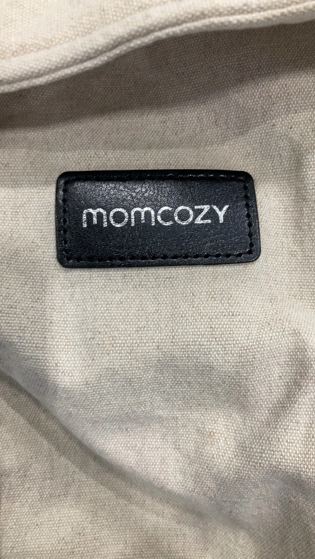 Momcozy PureHug Baby Carrier, Khaki, Cotton - Image 4