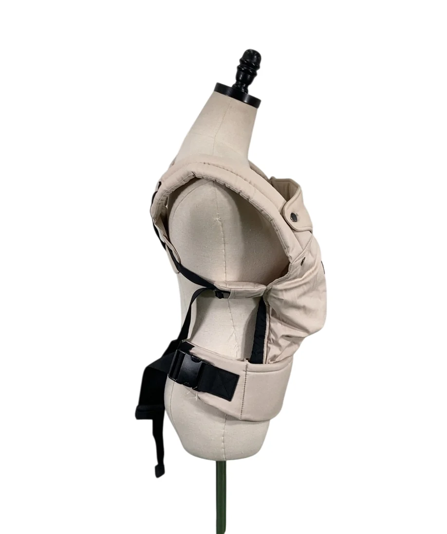 Momcozy PureHug Baby Carrier, Khaki, Cotton - Image 3