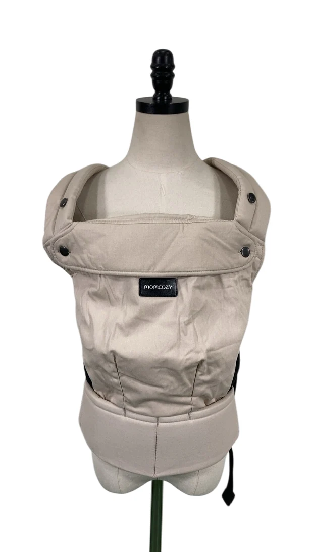 Momcozy PureHug Baby Carrier, Khaki, Cotton - Image 5