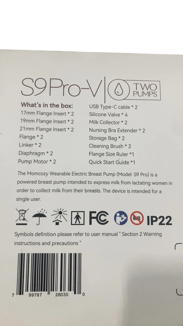 Momcozy S9 Pro Double Wearable Breast Pump, Gray - Image 4