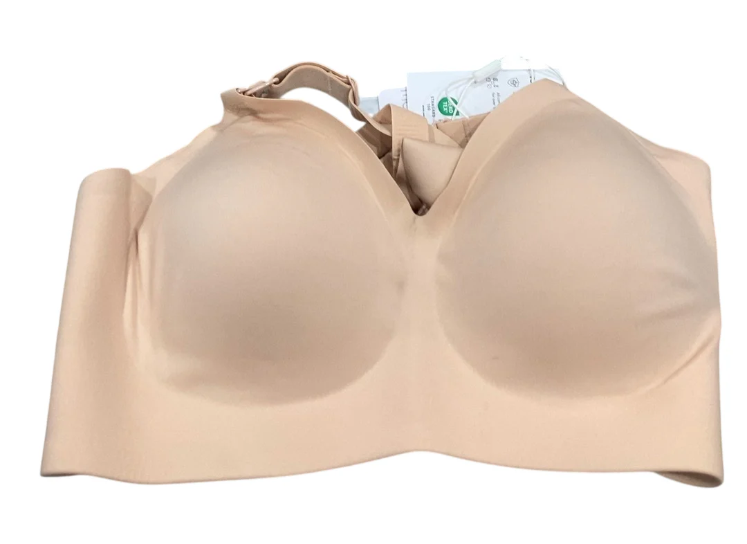 Momcozy SMOOTH- Ultra Soft Omni Maternity Nursing Bra, Beige, Medium