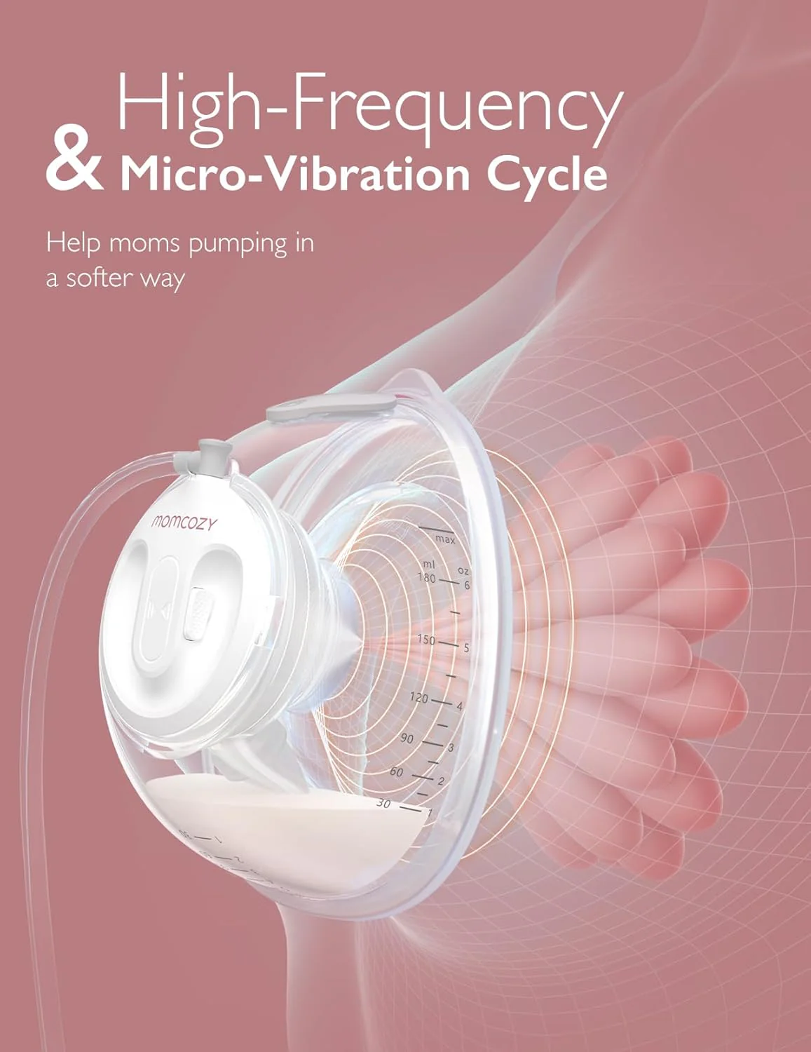 Momcozy V1 Wearable Breast Pump, Base Model - Image 2