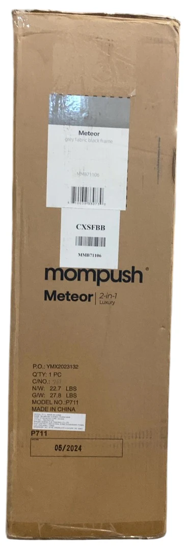 Mompush Meteor 2 Stroller, 2024, Gray - Image 3