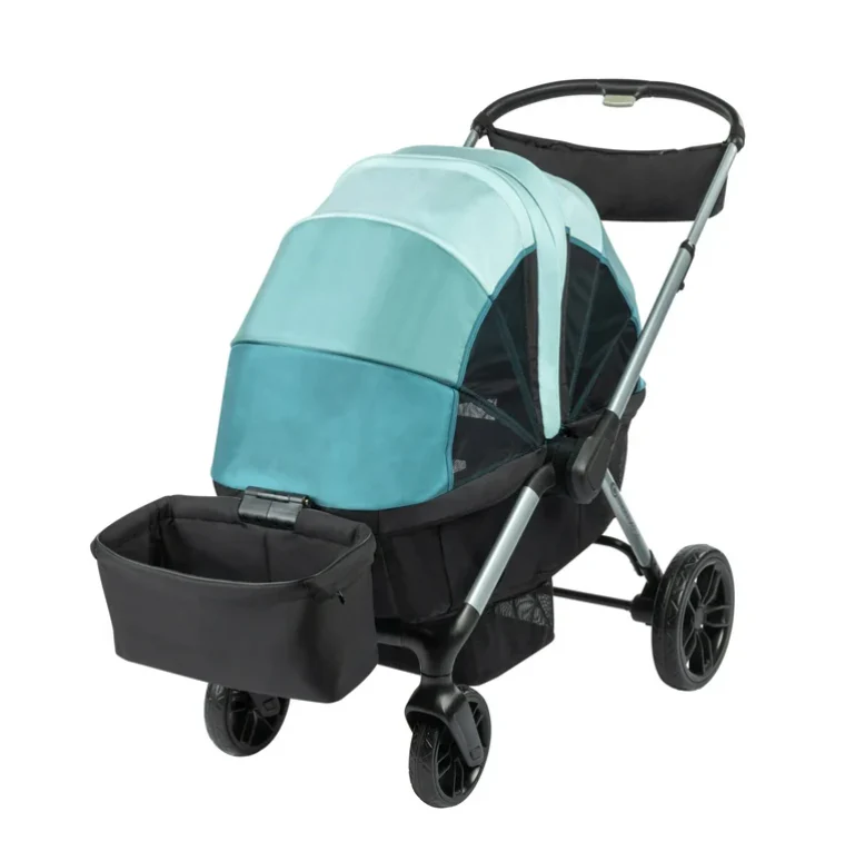 Monbebe Everyday Outings Wagon Stroller, Watercolor Geo - Image 3