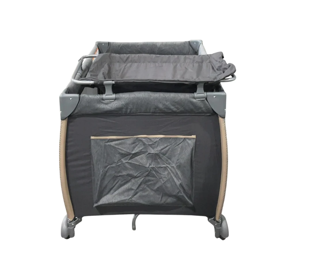 Monbebe Play Yard with Full-Size Rocking Bassinet, Castle Point - Image 4