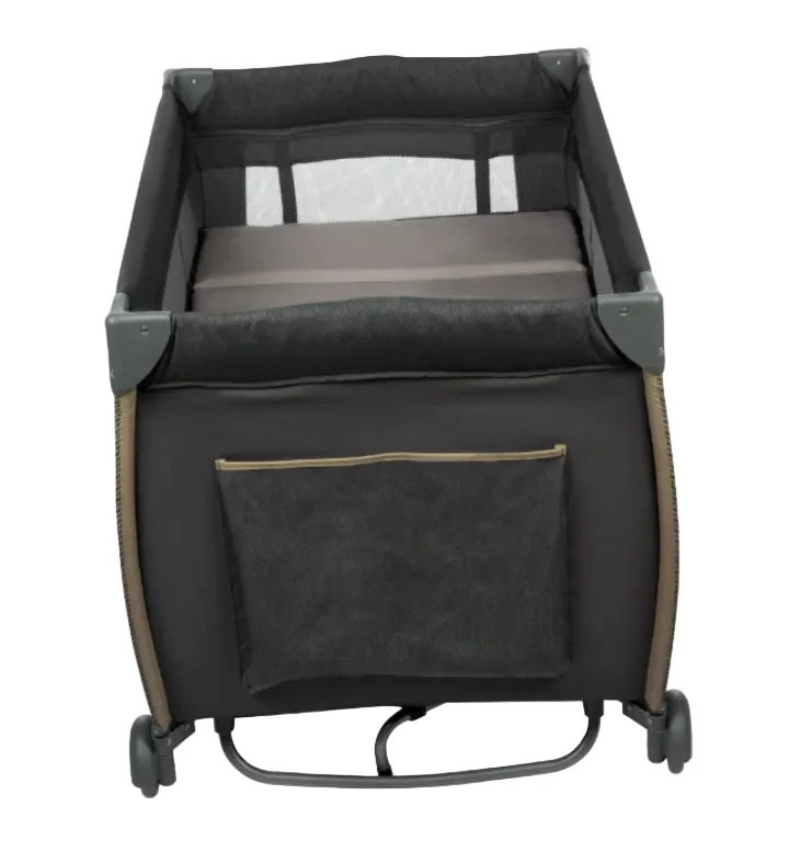 Monbebe Play Yard with Full-Size Rocking Bassinet, Castle Point - Image 4