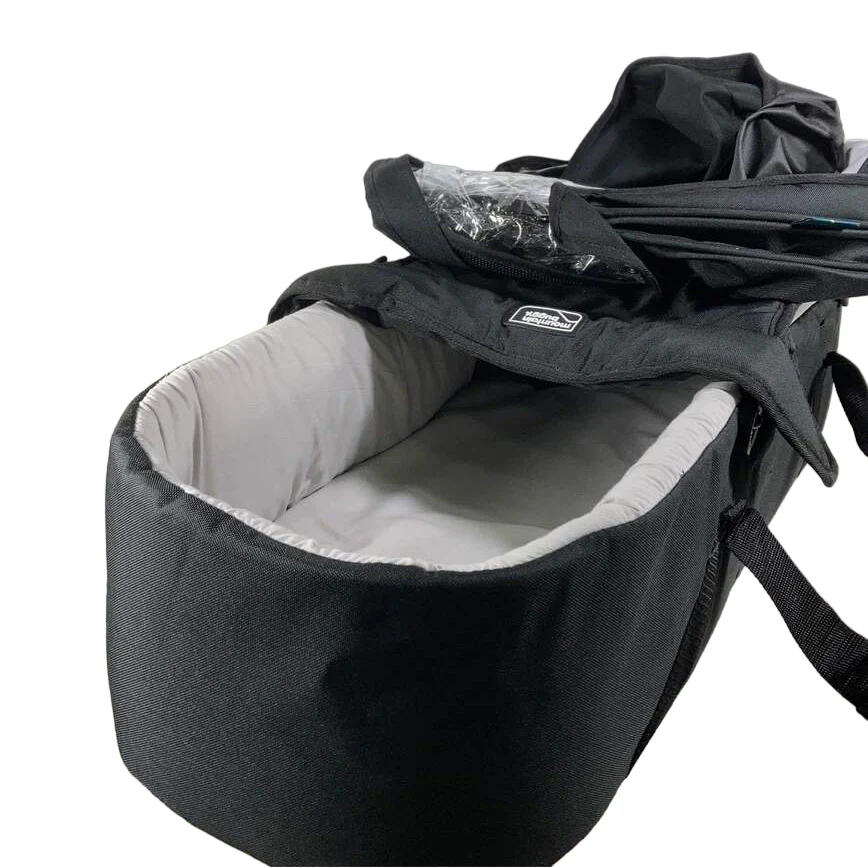 Mountain Buggy Carrycot Plus For Urban Jungle And Terrain Stroller, Black - Image 4