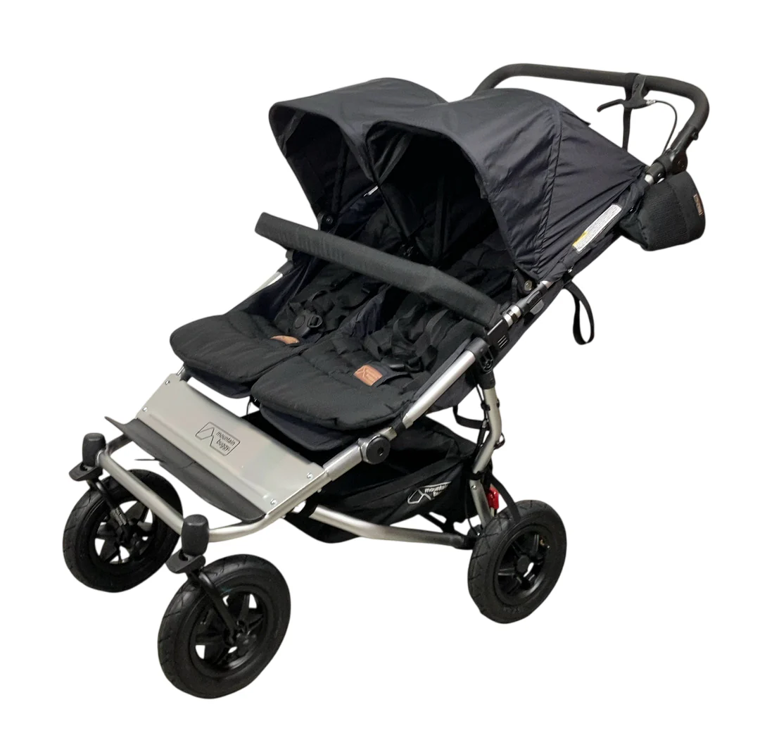 Mountain Buggy Duet Double Stroller, 2024, Black