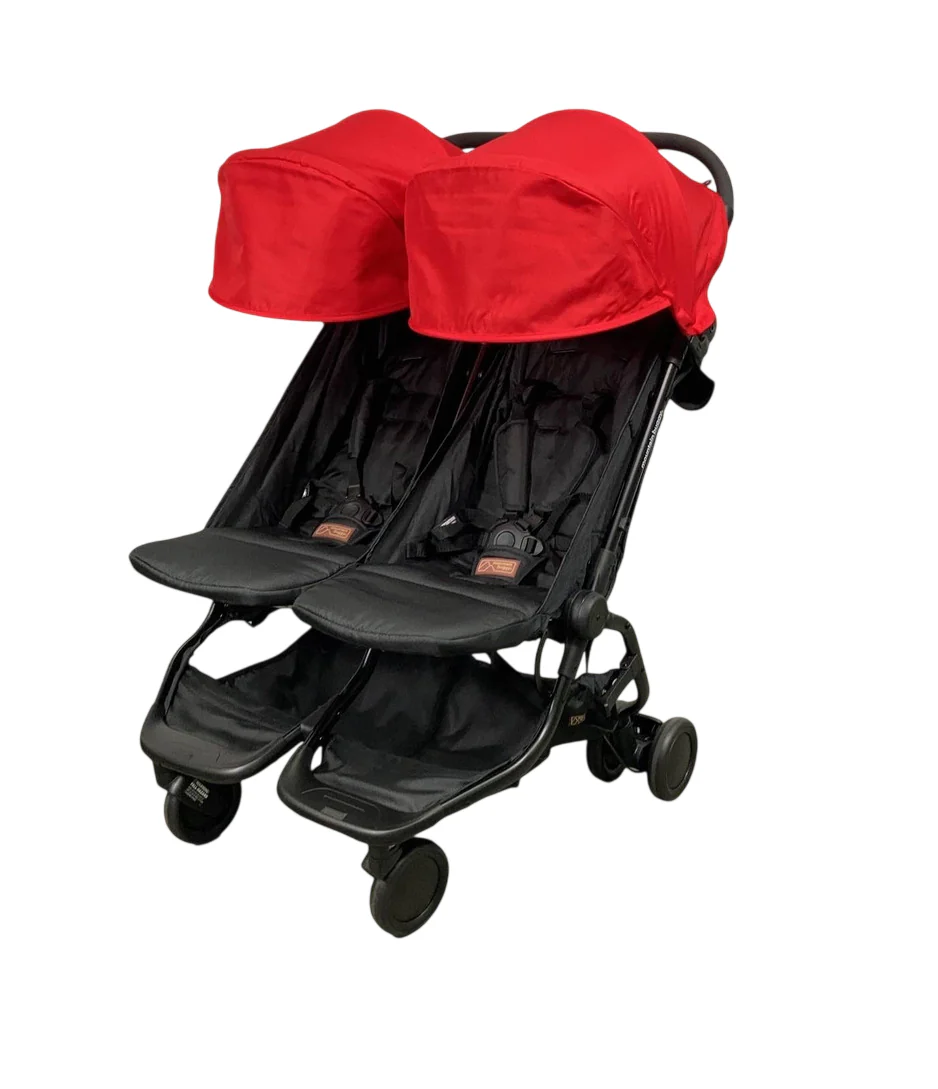 Mountain Buggy Nano Duo Stroller, 2021, Ruby - Image 2