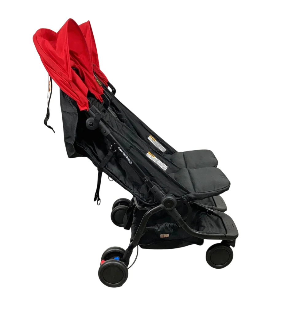 Mountain Buggy Nano Duo Stroller, 2021, Ruby - Image 3