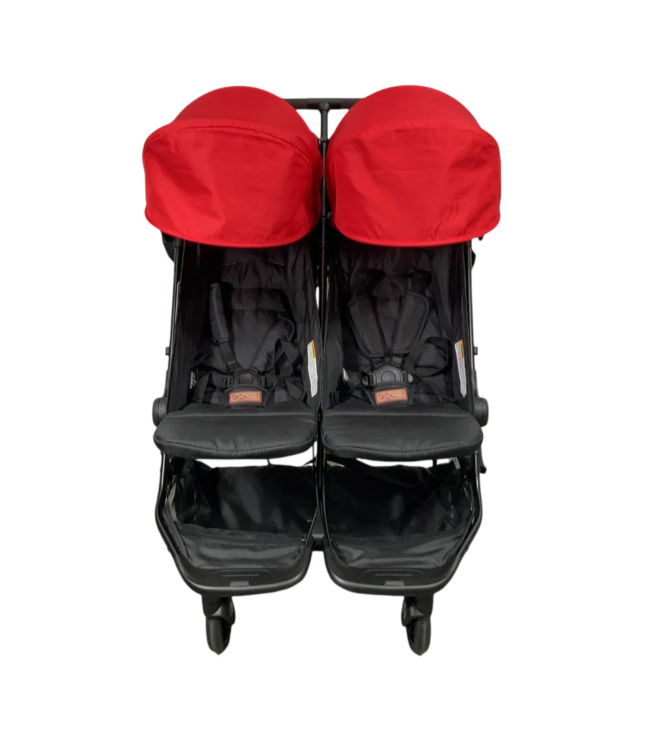 Mountain Buggy Nano Duo Stroller, 2021, Ruby - Image 5