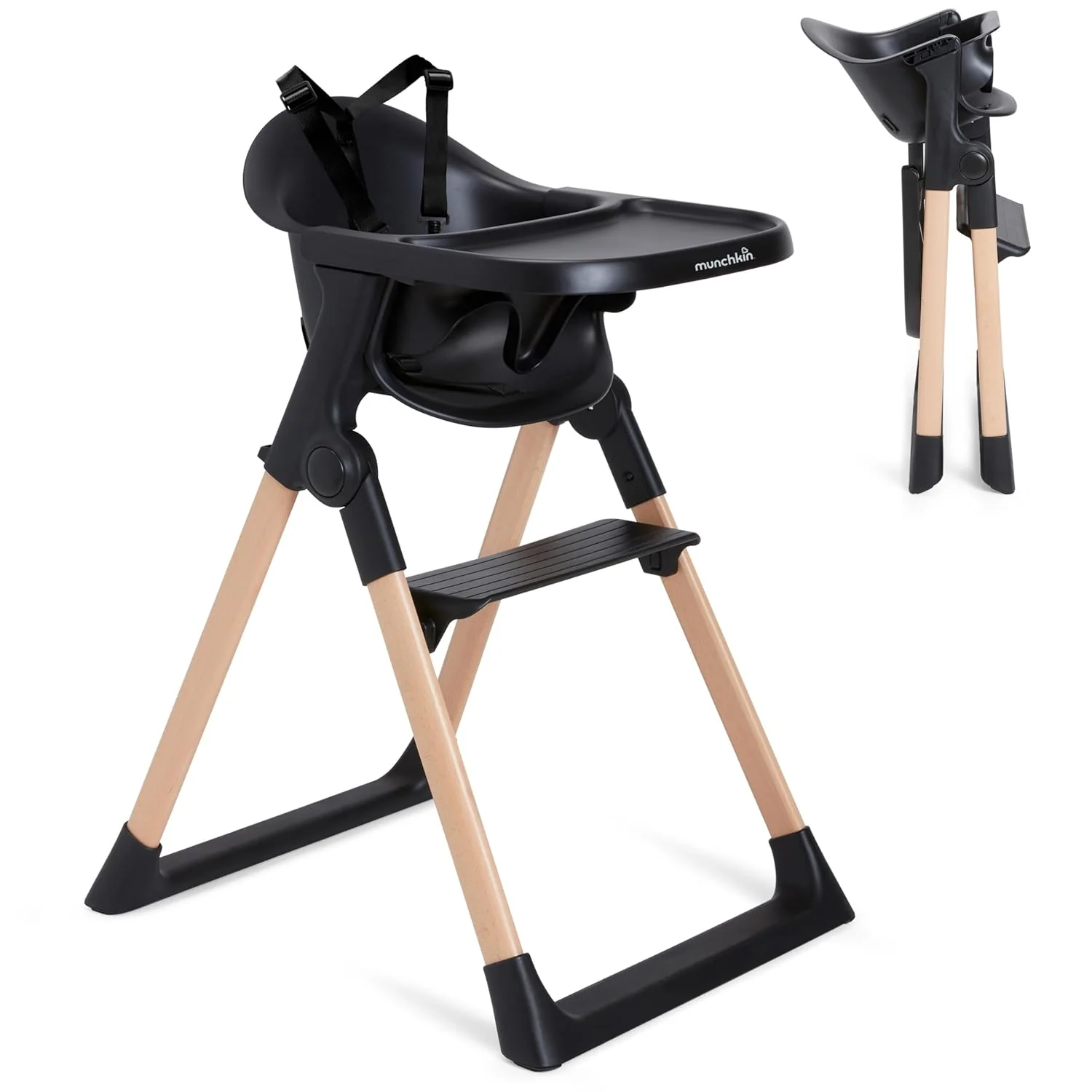 Munchkin Float Foldable High Chair, Black