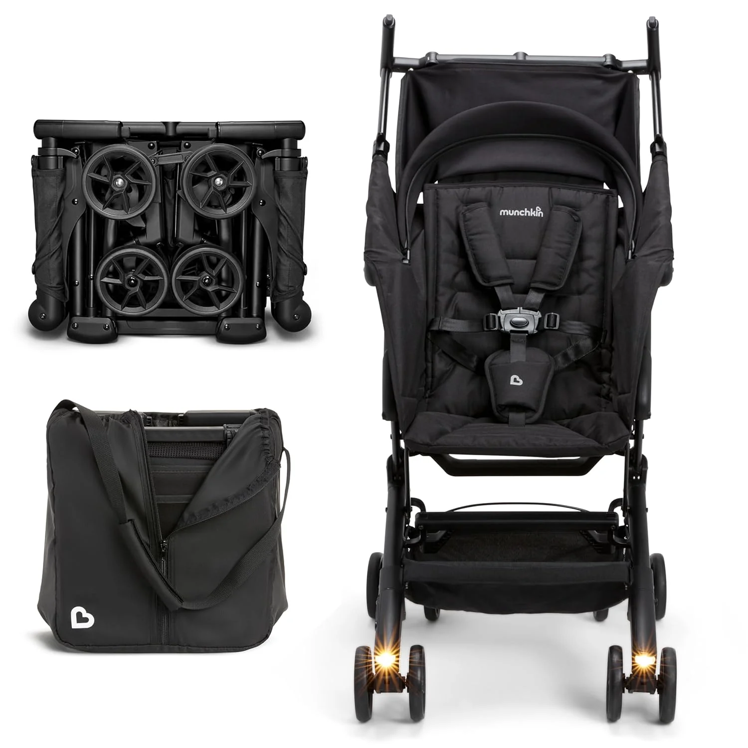 Munchkin Night Owl Stroller, 2024, Black