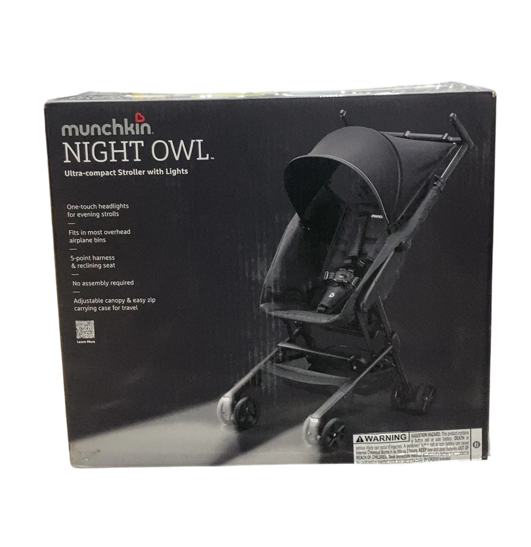 Munchkin Night Owl Stroller, Black, 2024 - Image 7