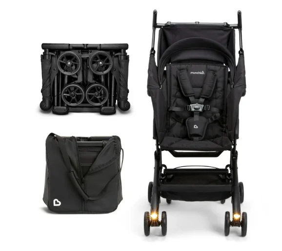 Munchkin Night Owl Stroller, Black, 2024 - Image 9