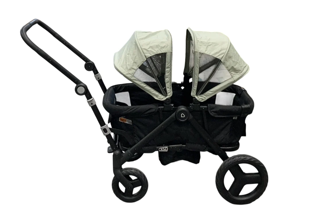 Munchkin Ultra-lite Stroller Wagon, Black, Sage
