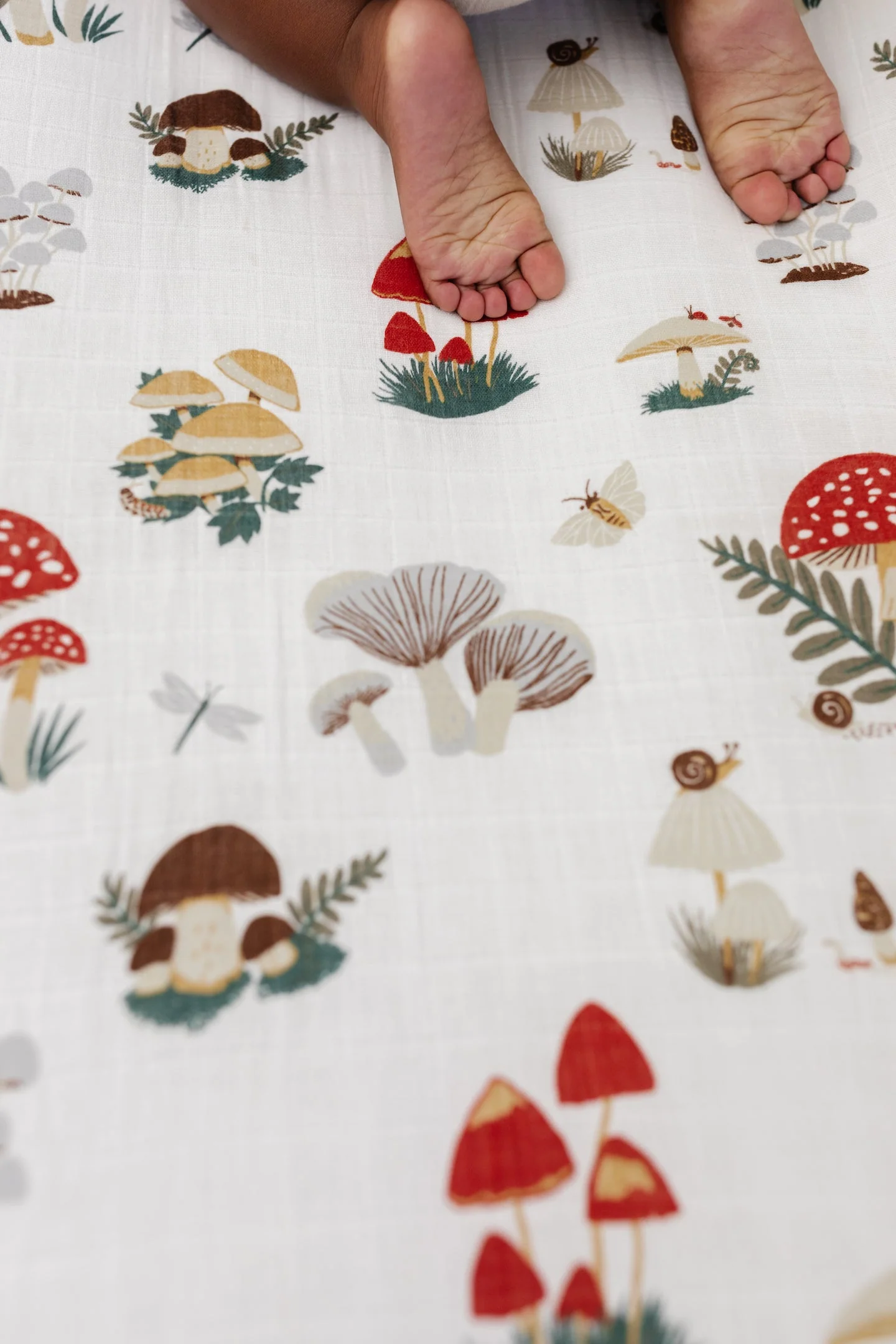 Clementine Kids Mushroom Crib Sheet - Image 3