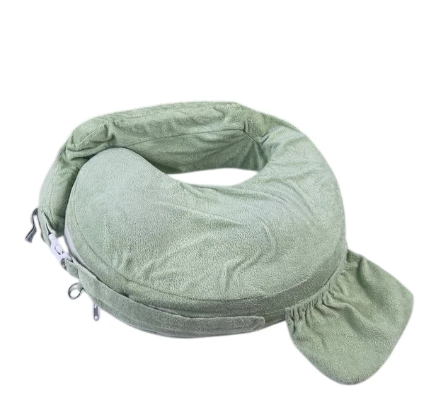My Brest Friend Deluxe Nursing Pillow, Soft Sage - Image 3