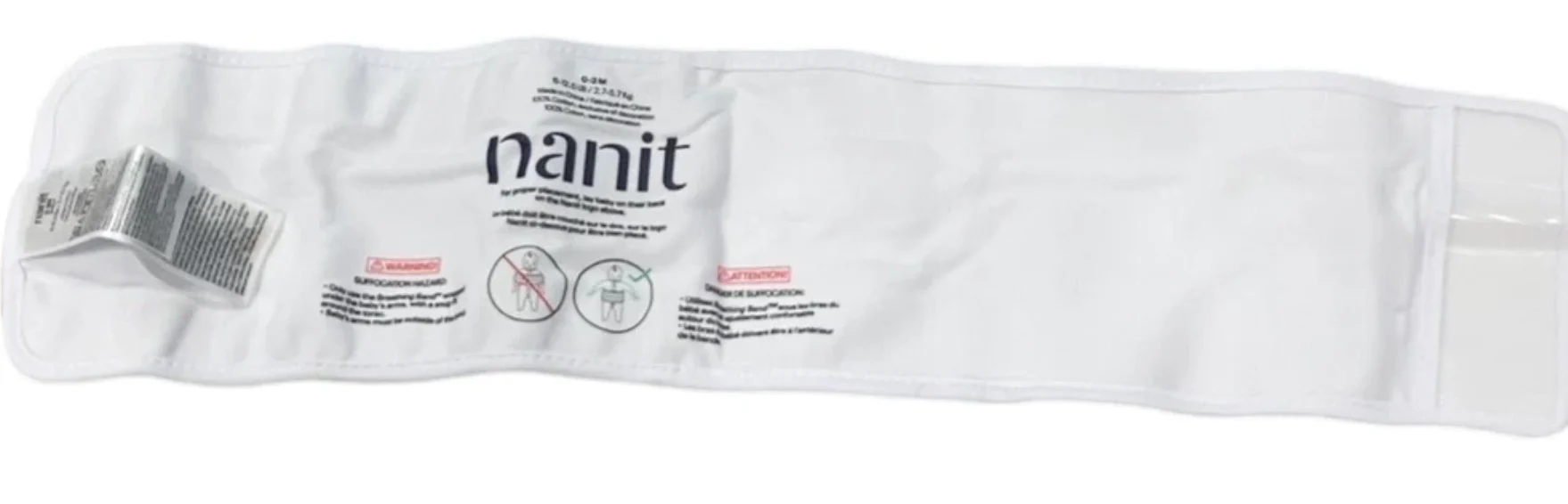 Nanit Breathing Band, Small, White - Image 2