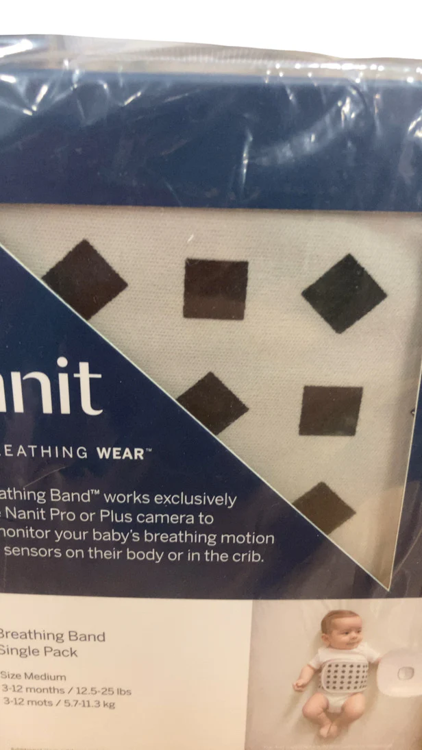Nanit Breathing Band, Medium, Pebble Gray - Image 4