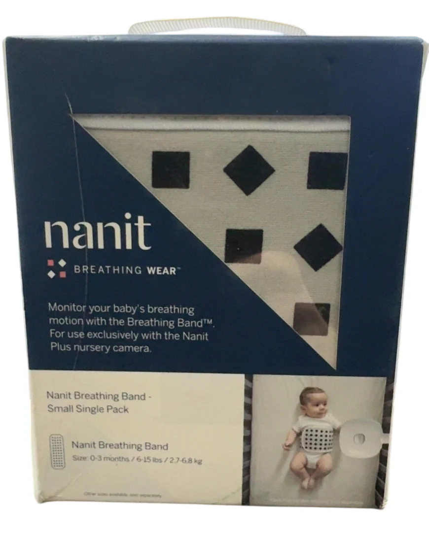 Nanit Breathing Band, Pebble Grey, Small - Image 2
