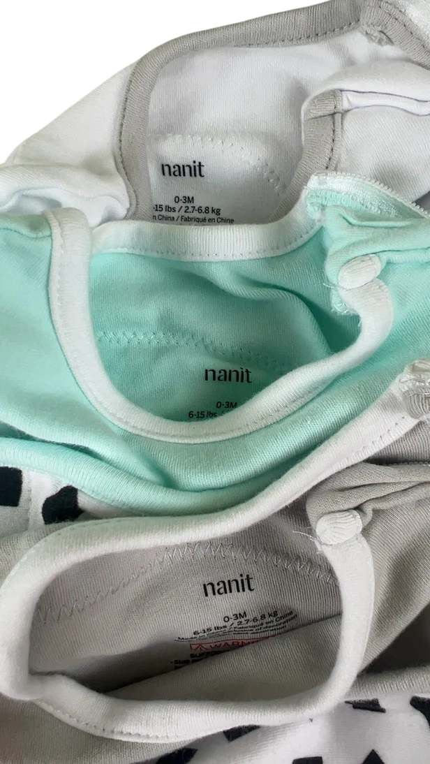 Nanit Breathing Wear Swaddle 3 Pack, 0-3 Months - Image 5