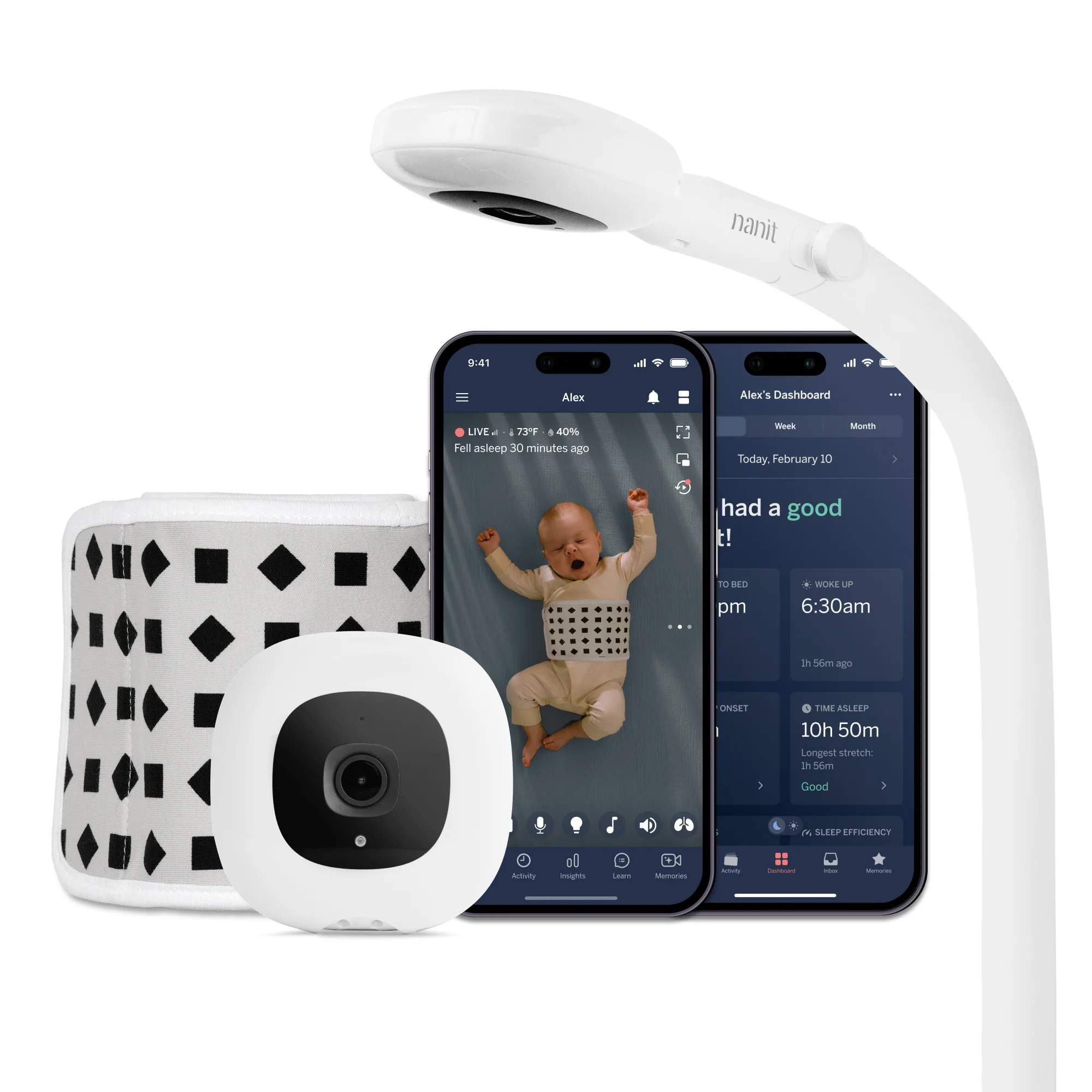 Nanit Pro HD Baby Monitor with Floor Stand, Updated Model