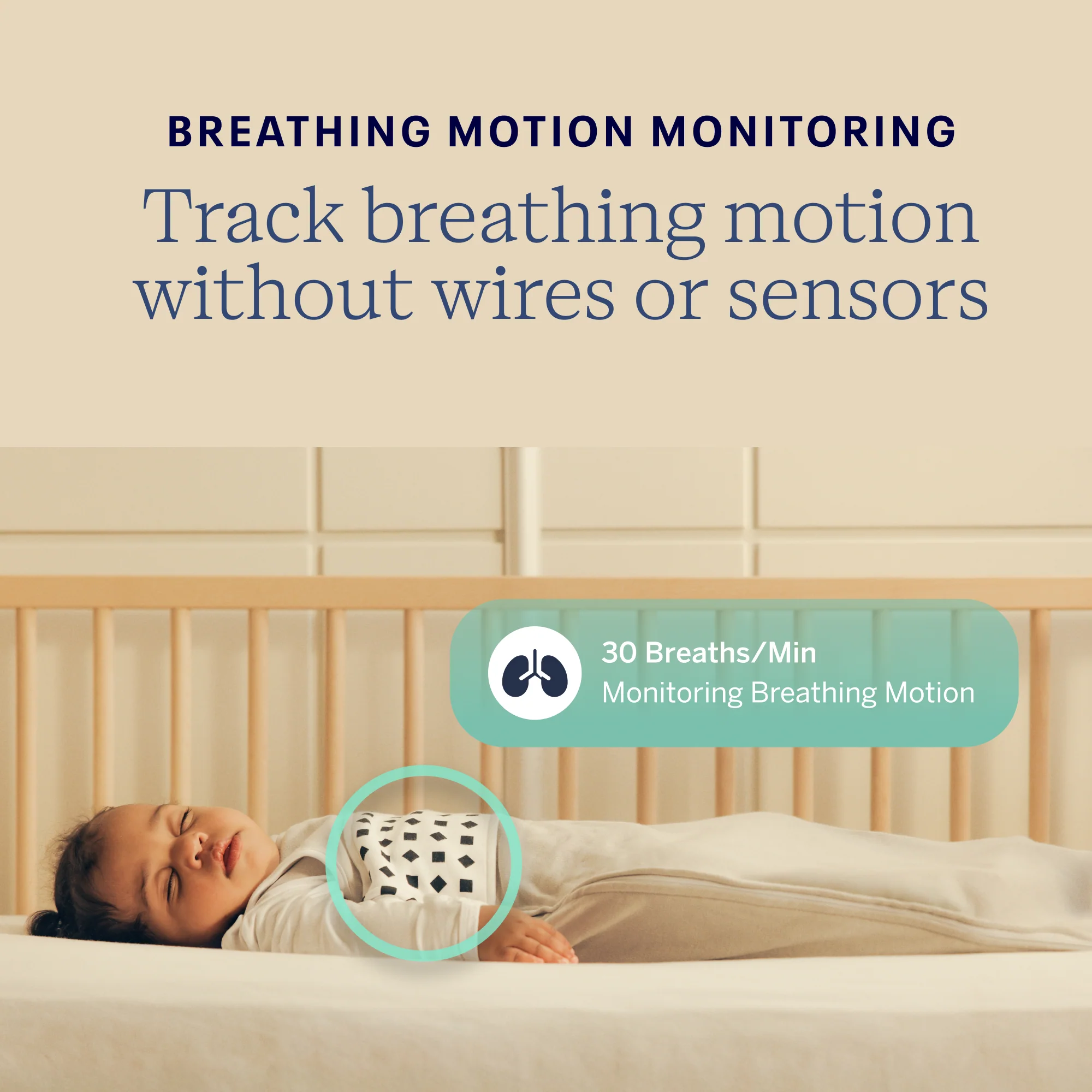 Nanit Pro HD Baby Monitor with Wall Mount, White - Image 3